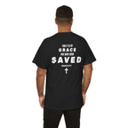Saved Christian T‑Shirt — “I Am Saved” Bible Verse Tee (Ephesians 2:8)