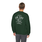 Crewneck Sweatshirt "On Day 41" – Inspirational 41.