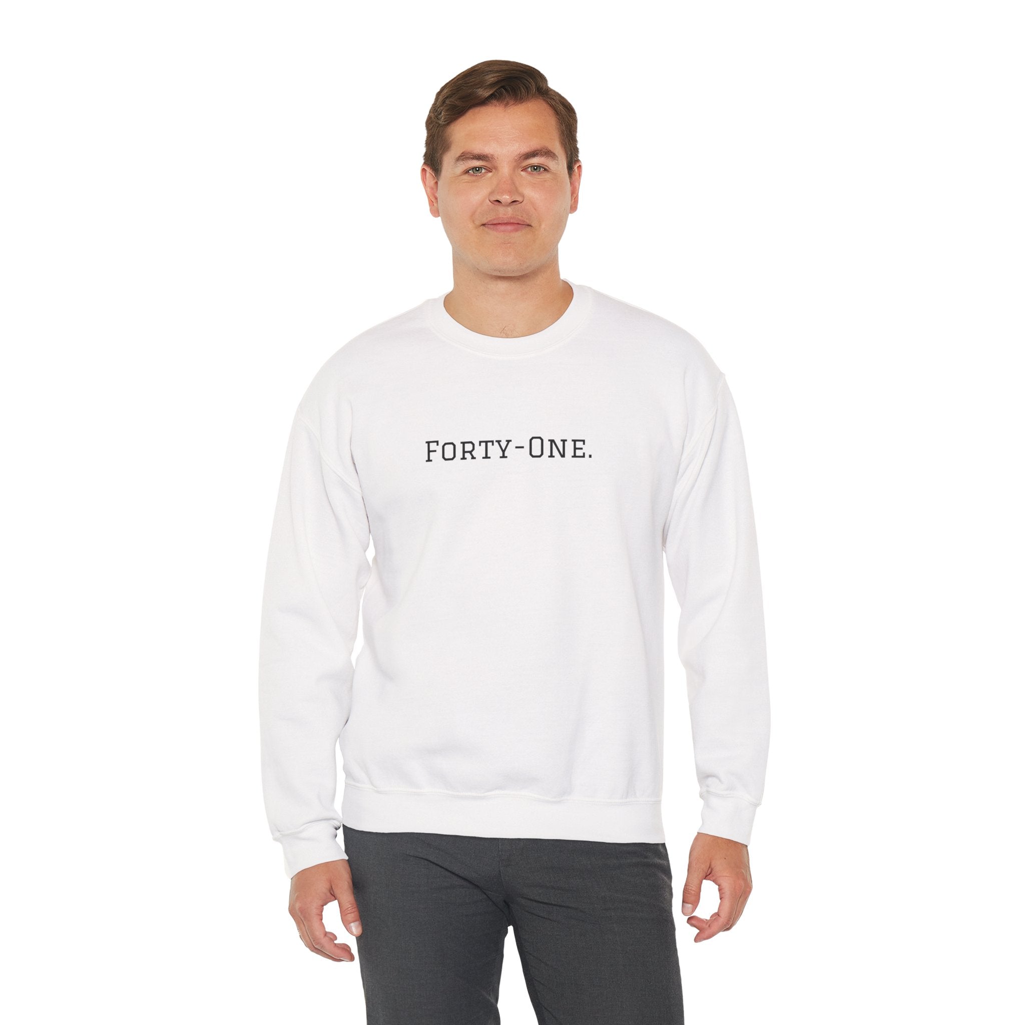 Crewneck Sweatshirt "On Day 41" – Inspirational 41.