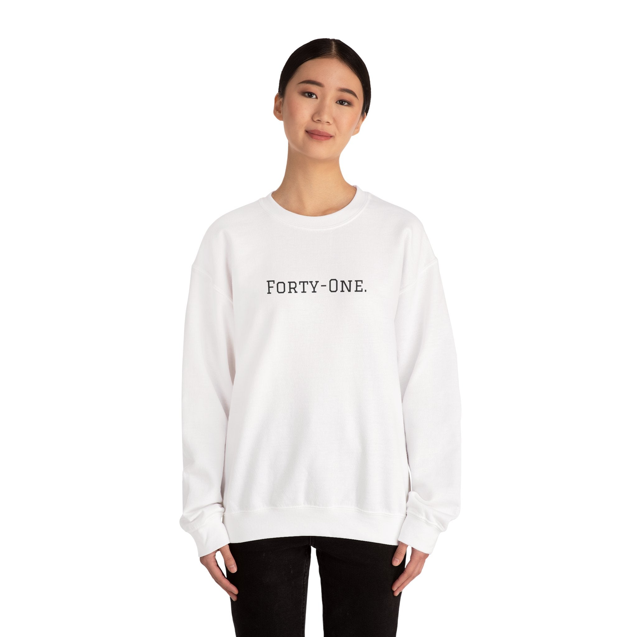 Crewneck Sweatshirt "On Day 41" – Inspirational 41.