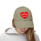 LOVED. Unisex Distressed Hat
