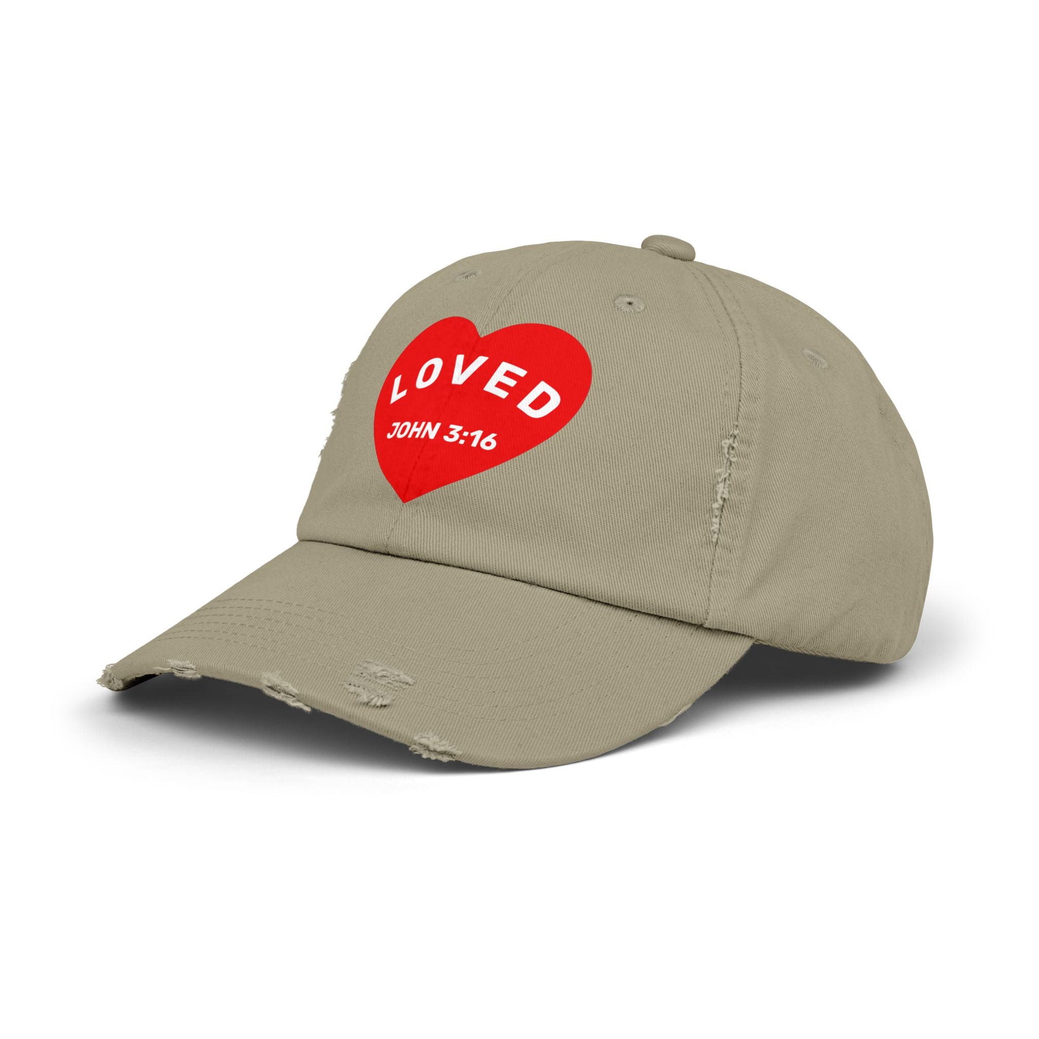 LOVED. Unisex Distressed Hat