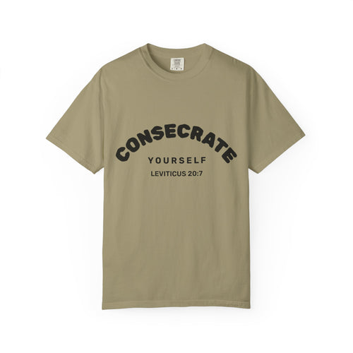 Consecrate Yourself God T‑Shirt — Christian Faith Inspirational Tee