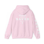 Saved Christian Hoodie — "I Am Saved" Faith Pullover (Ephesians 2:8-9)