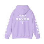 Saved Christian Hoodie — "I Am Saved" Faith Pullover (Ephesians 2:8-9)