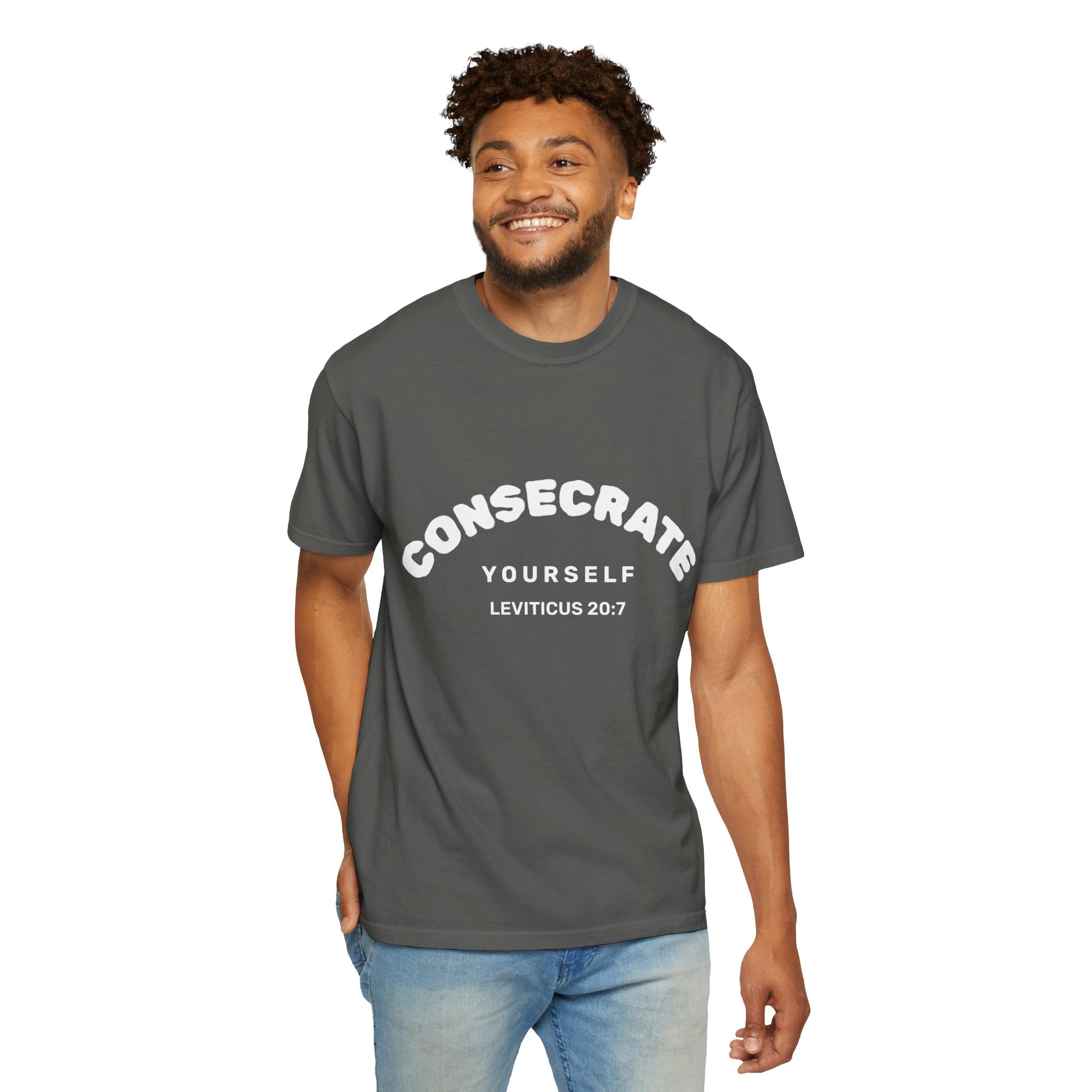 Consecrate Yourself God T‑Shirt — Christian Faith Inspirational Tee