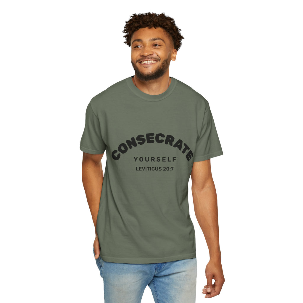 Consecrate Yourself God T‑Shirt — Christian Faith Inspirational Tee