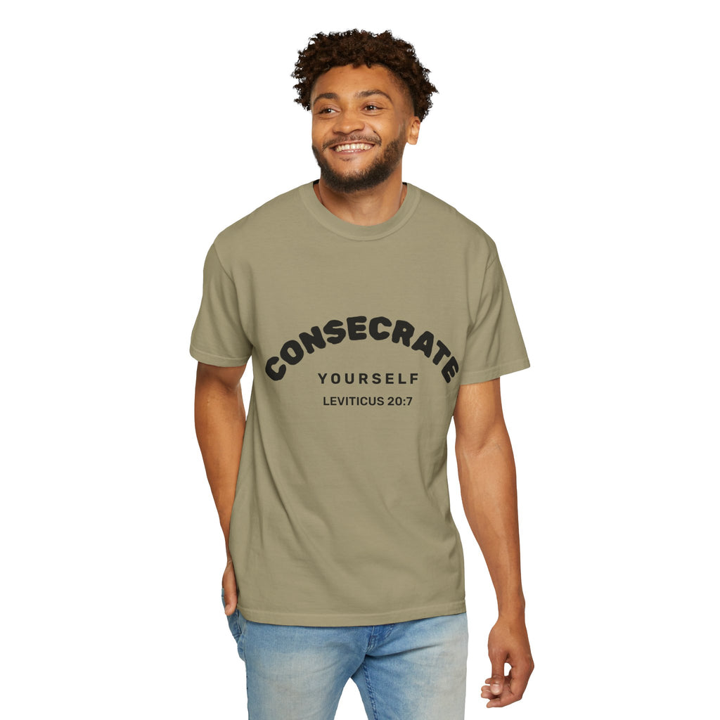 Consecrate Yourself God T‑Shirt — Christian Faith Inspirational Tee