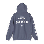 Saved Christian Hoodie — "I Am Saved" Faith Pullover (Ephesians 2:8-9)