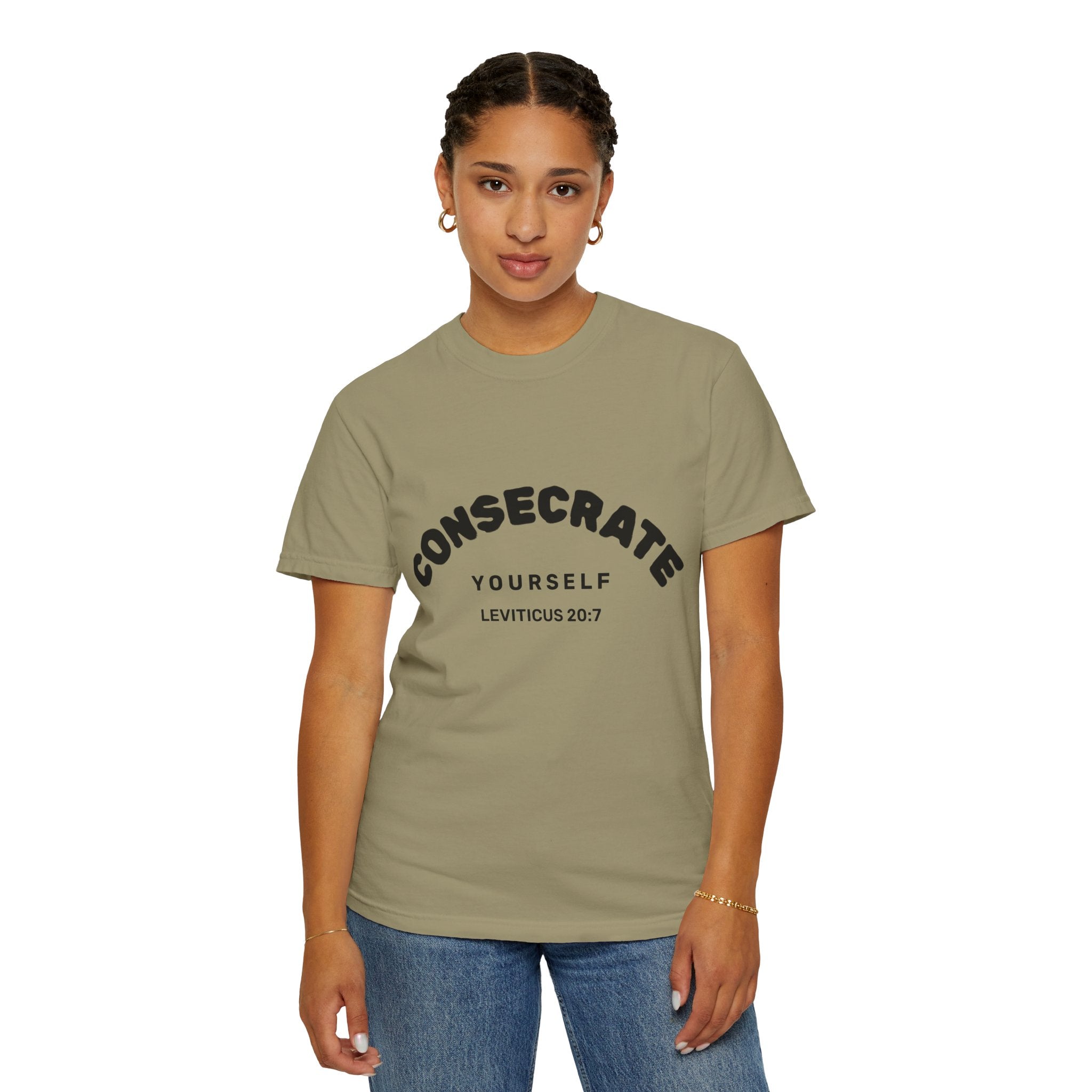 Consecrate Yourself God T‑Shirt — Christian Faith Inspirational Tee