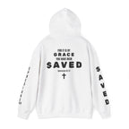 Saved Christian Hoodie — "I Am Saved" Faith Pullover (Ephesians 2:8-9)