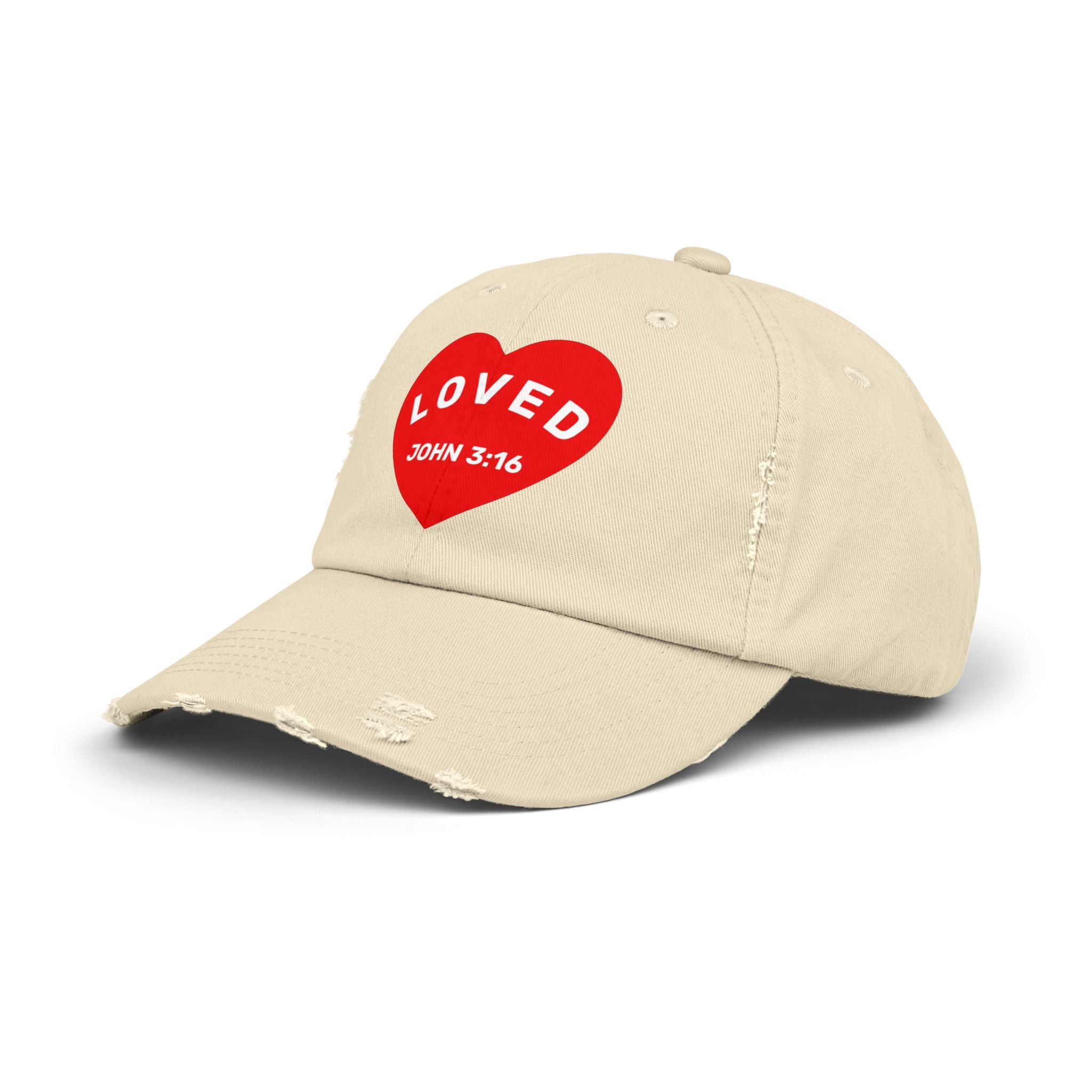 LOVED. Unisex Distressed Hat