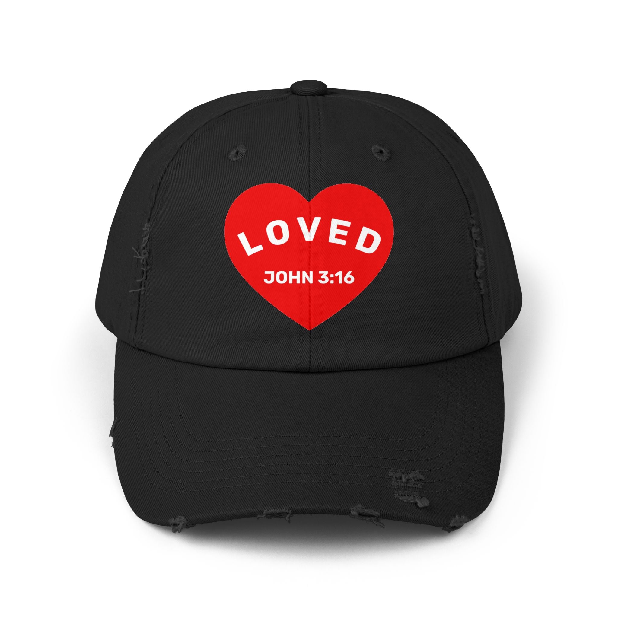 LOVED. Unisex Distressed Hat