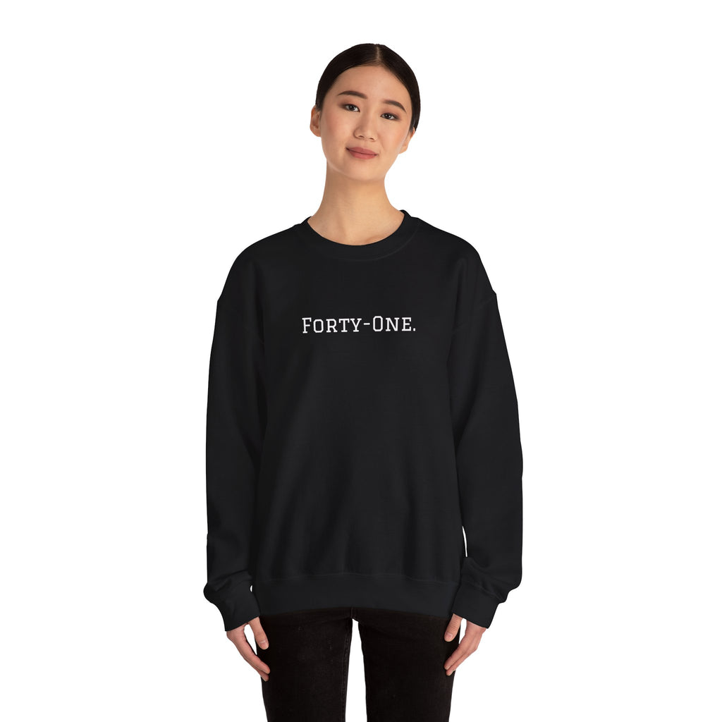 Crewneck Sweatshirt "On Day 41" – Inspirational 41.