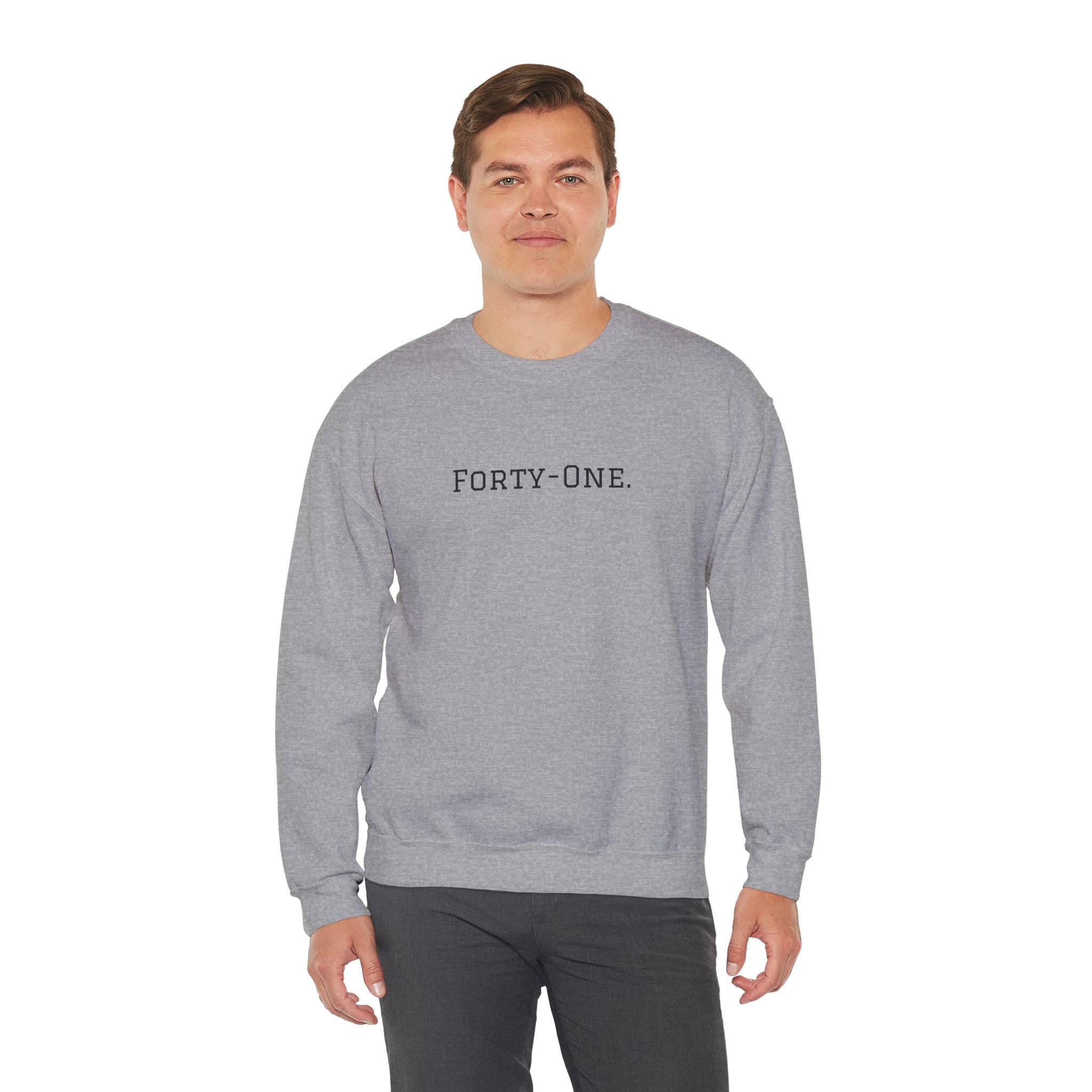 Crewneck Sweatshirt "On Day 41" – Inspirational 41.