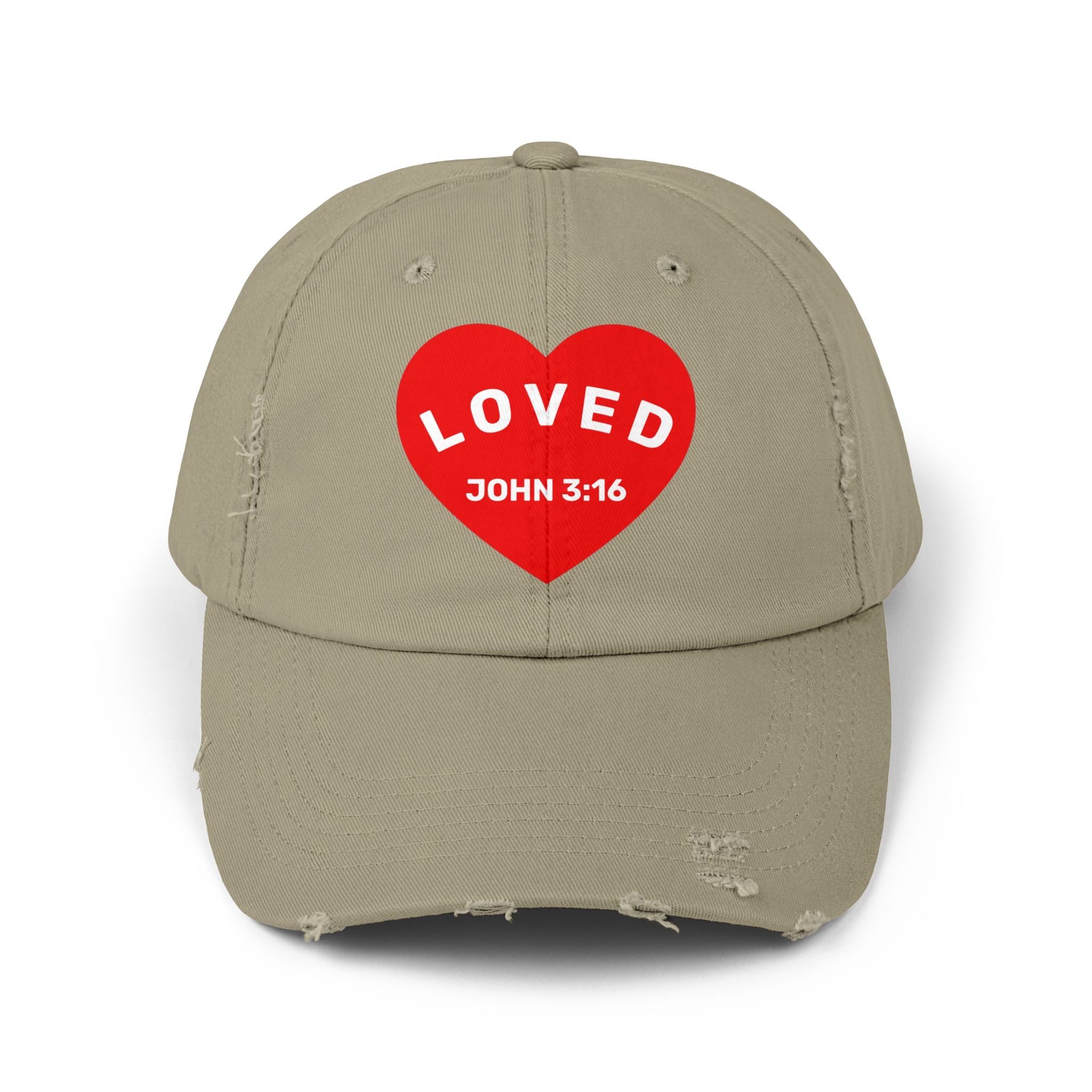 LOVED. Unisex Distressed Hat