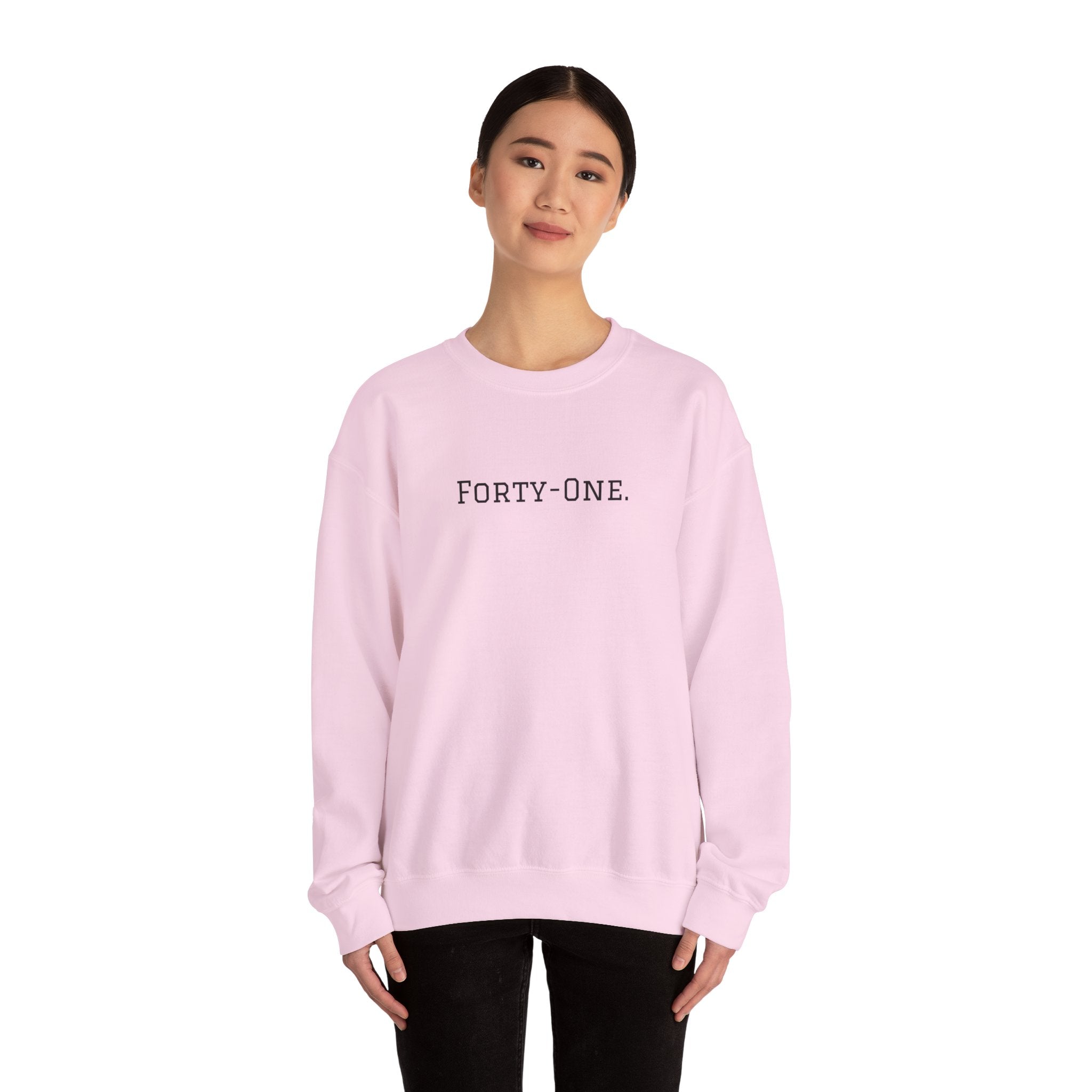 Crewneck Sweatshirt "On Day 41" – Inspirational 41.