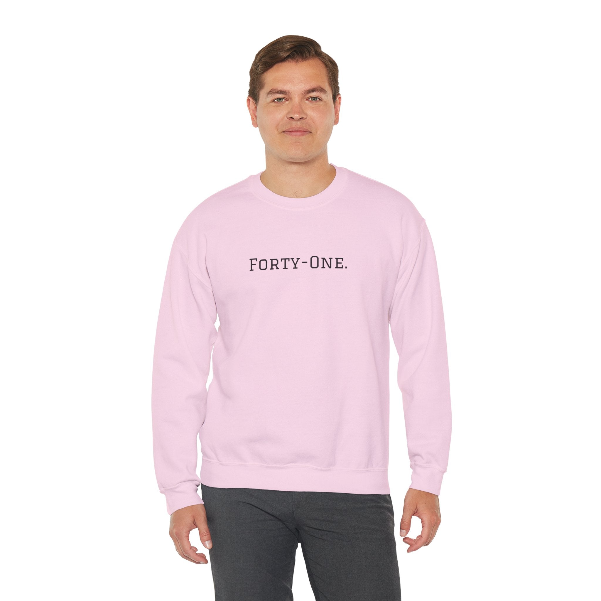 Crewneck Sweatshirt "On Day 41" – Inspirational 41.