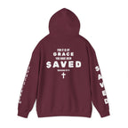 Saved Christian Hoodie — "I Am Saved" Faith Pullover (Ephesians 2:8-9)