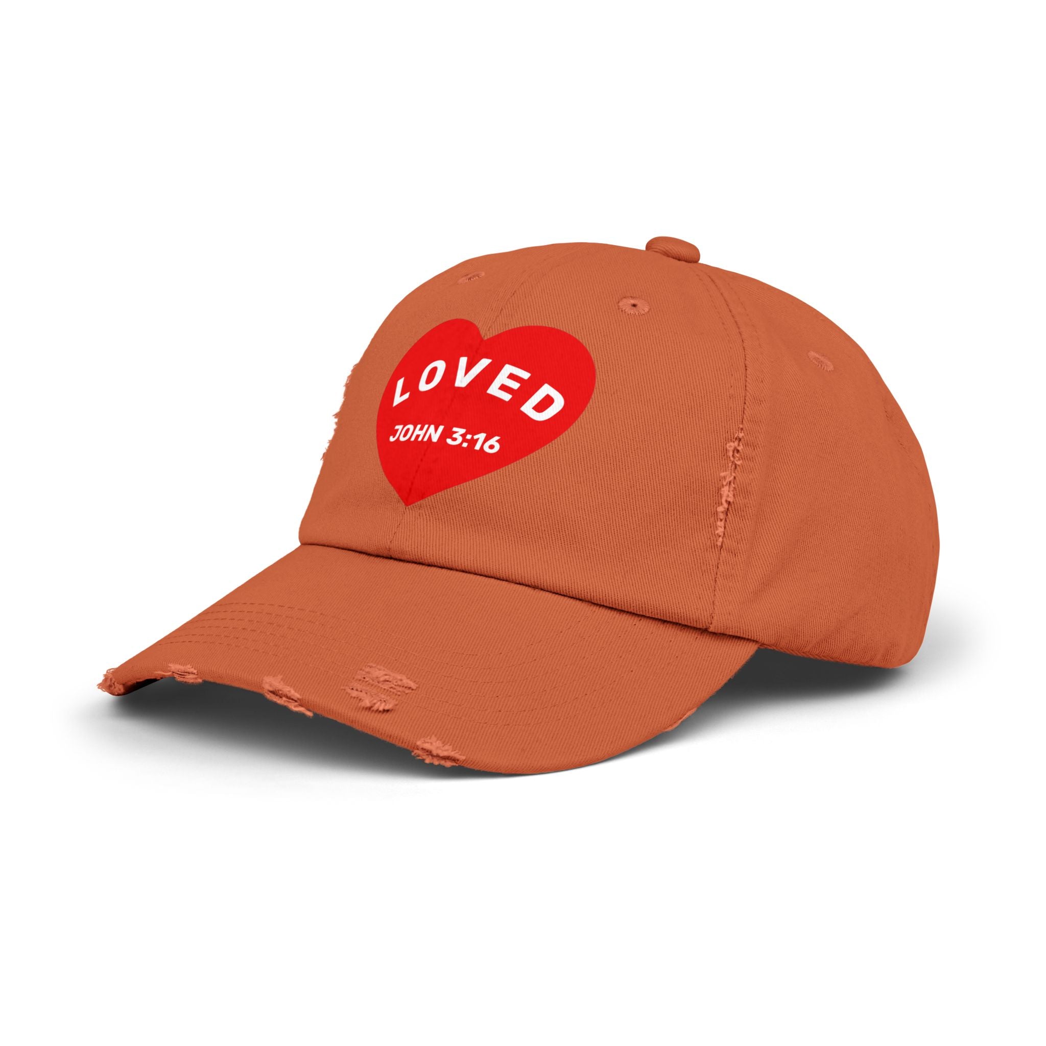 LOVED. Unisex Distressed Hat