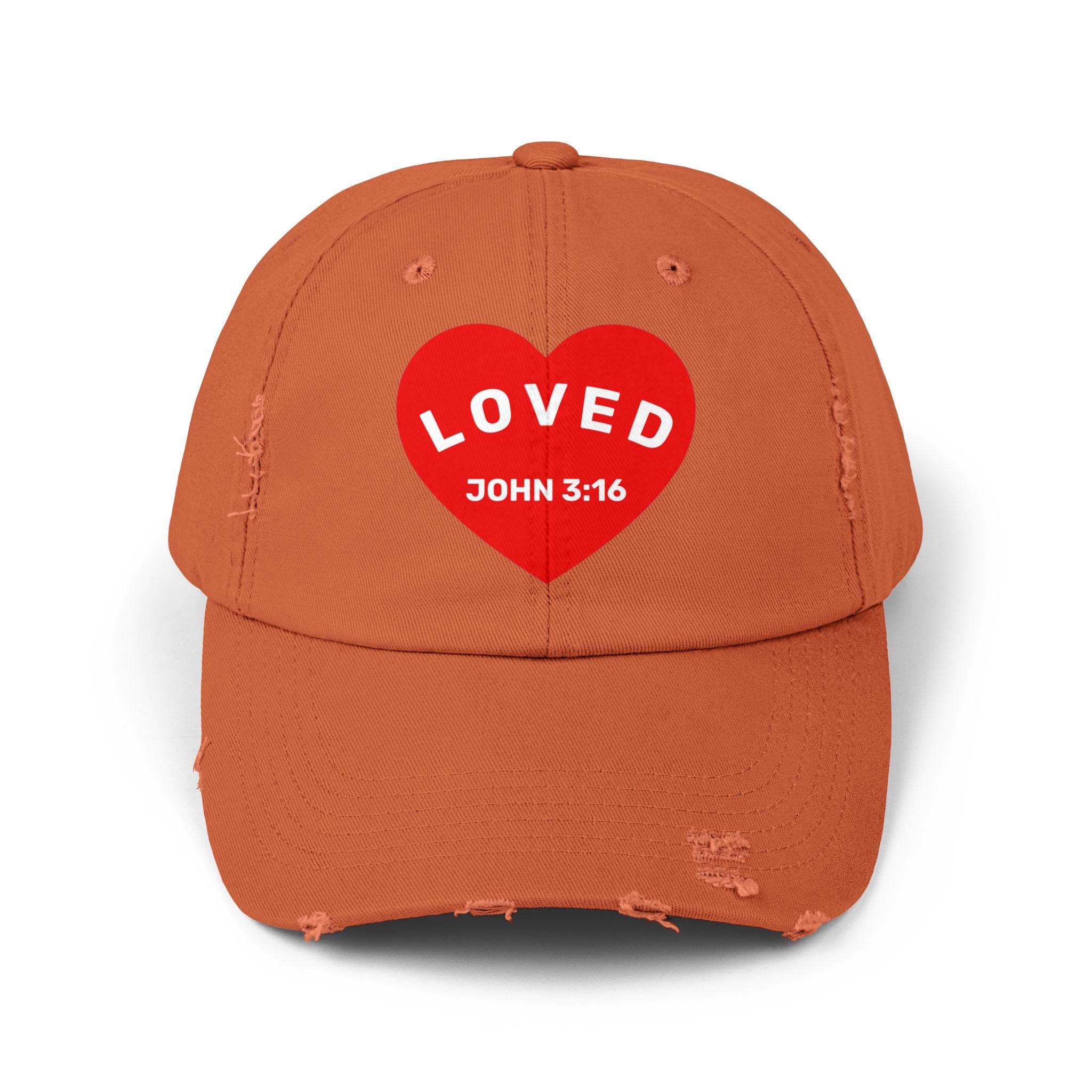 LOVED. Unisex Distressed Hat