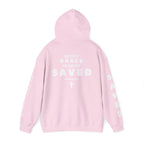 Saved Christian Hoodie — "I Am Saved" Faith Pullover (Ephesians 2:8-9)