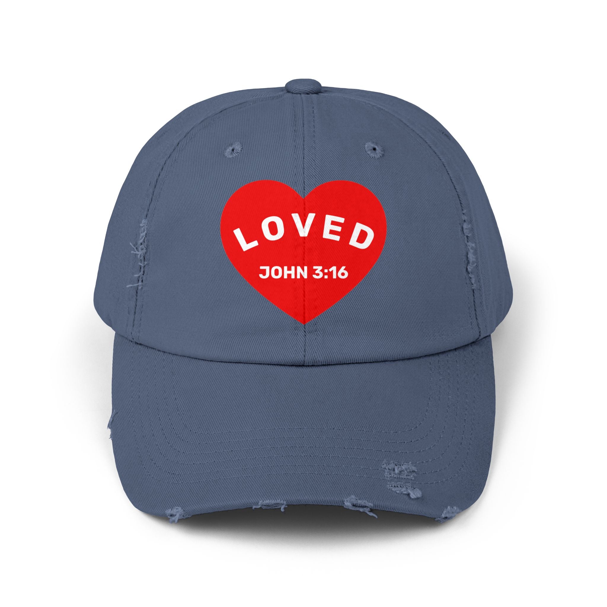 LOVED. Unisex Distressed Hat
