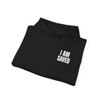 Saved Christian Hoodie — "I Am Saved" Faith Pullover (Ephesians 2:8-9)