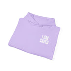 Saved Christian Hoodie — "I Am Saved" Faith Pullover (Ephesians 2:8-9)