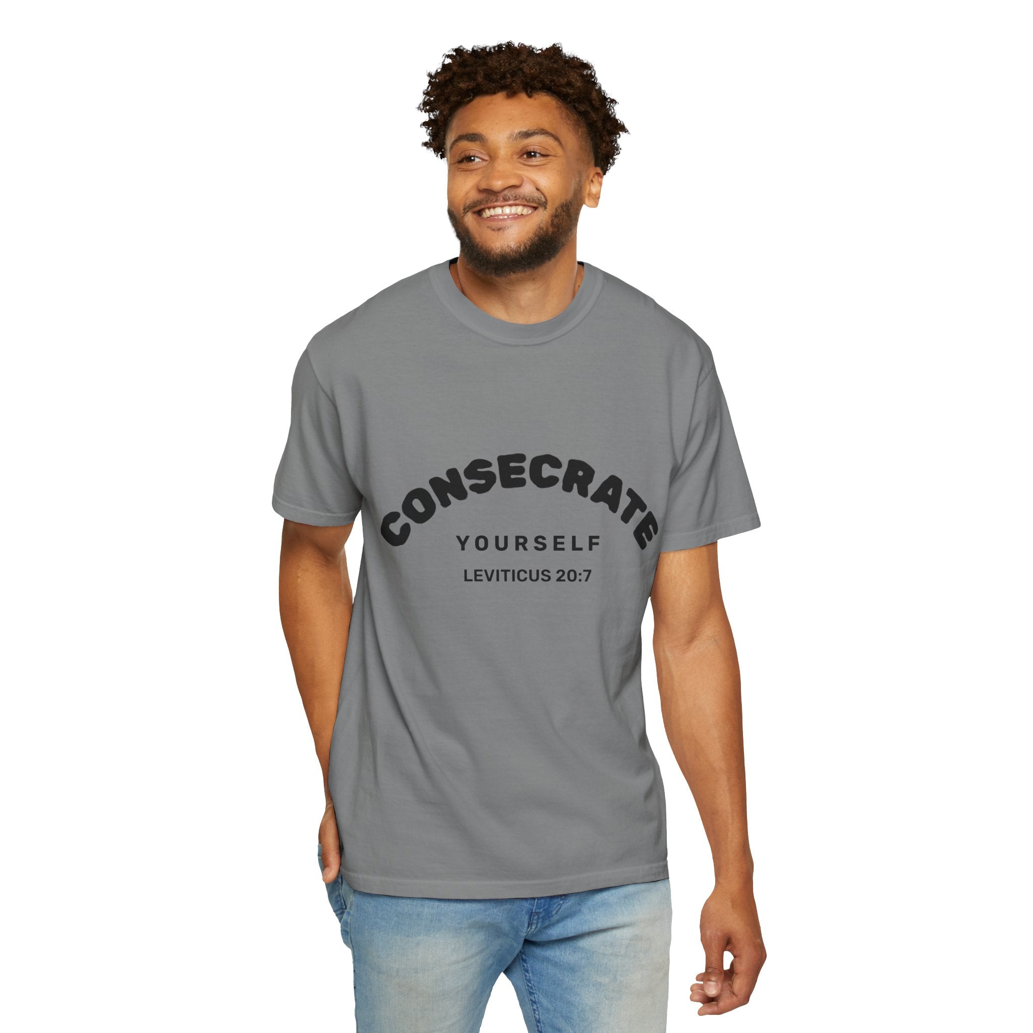 Consecrate Yourself God T‑Shirt — Christian Faith Inspirational Tee