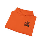 Saved Christian Hoodie — "I Am Saved" Faith Pullover (Ephesians 2:8-9)