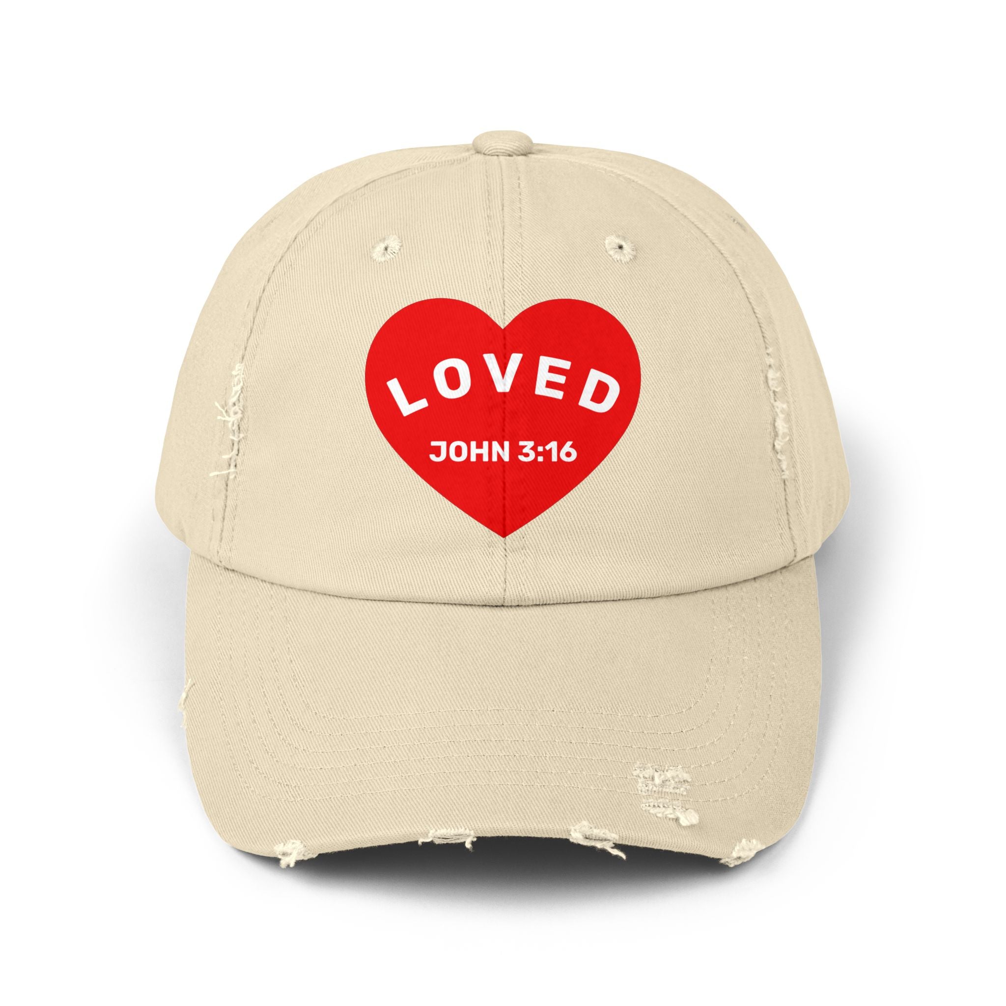 LOVED. Unisex Distressed Hat