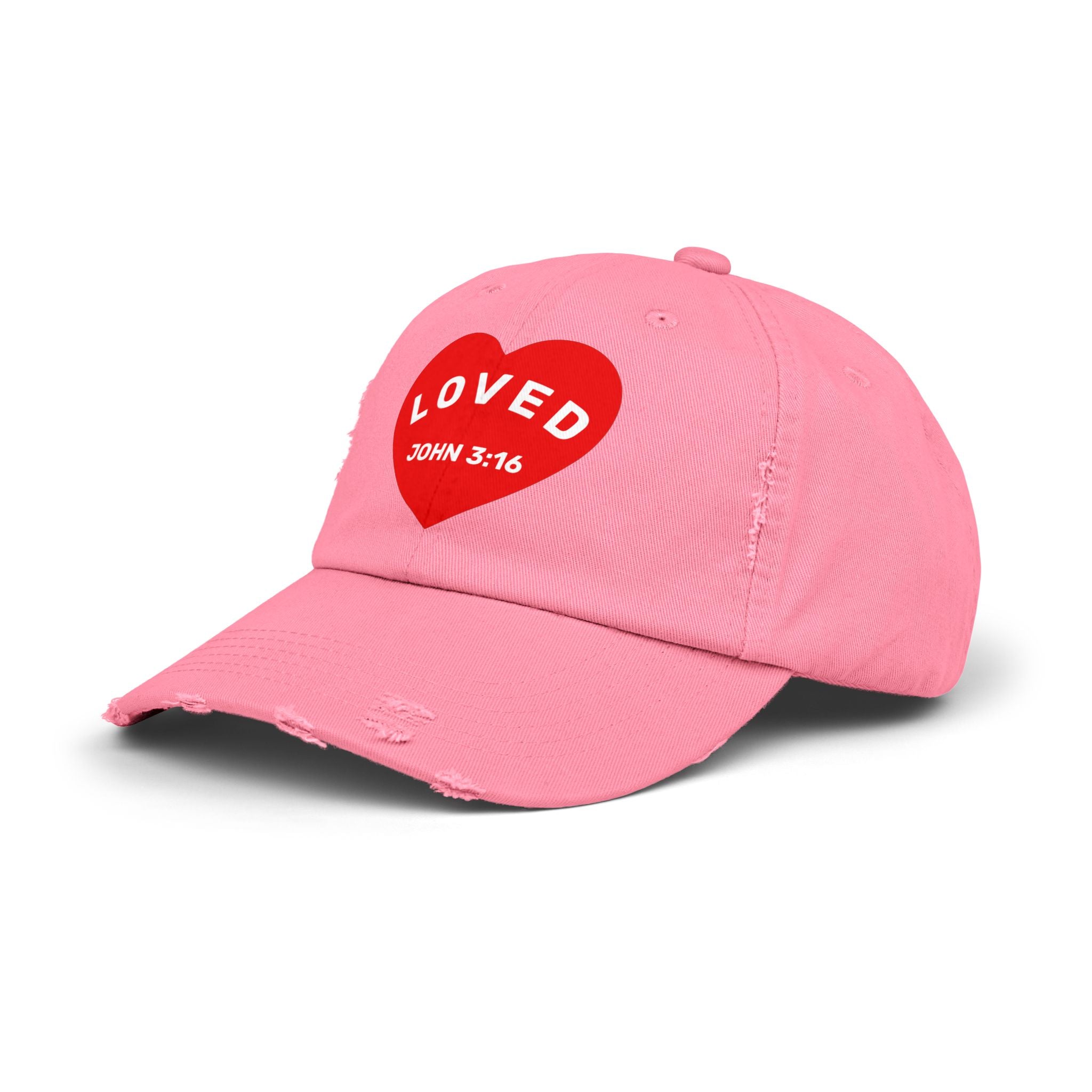 LOVED. Unisex Distressed Hat