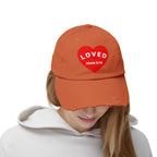 LOVED. Unisex Distressed Hat