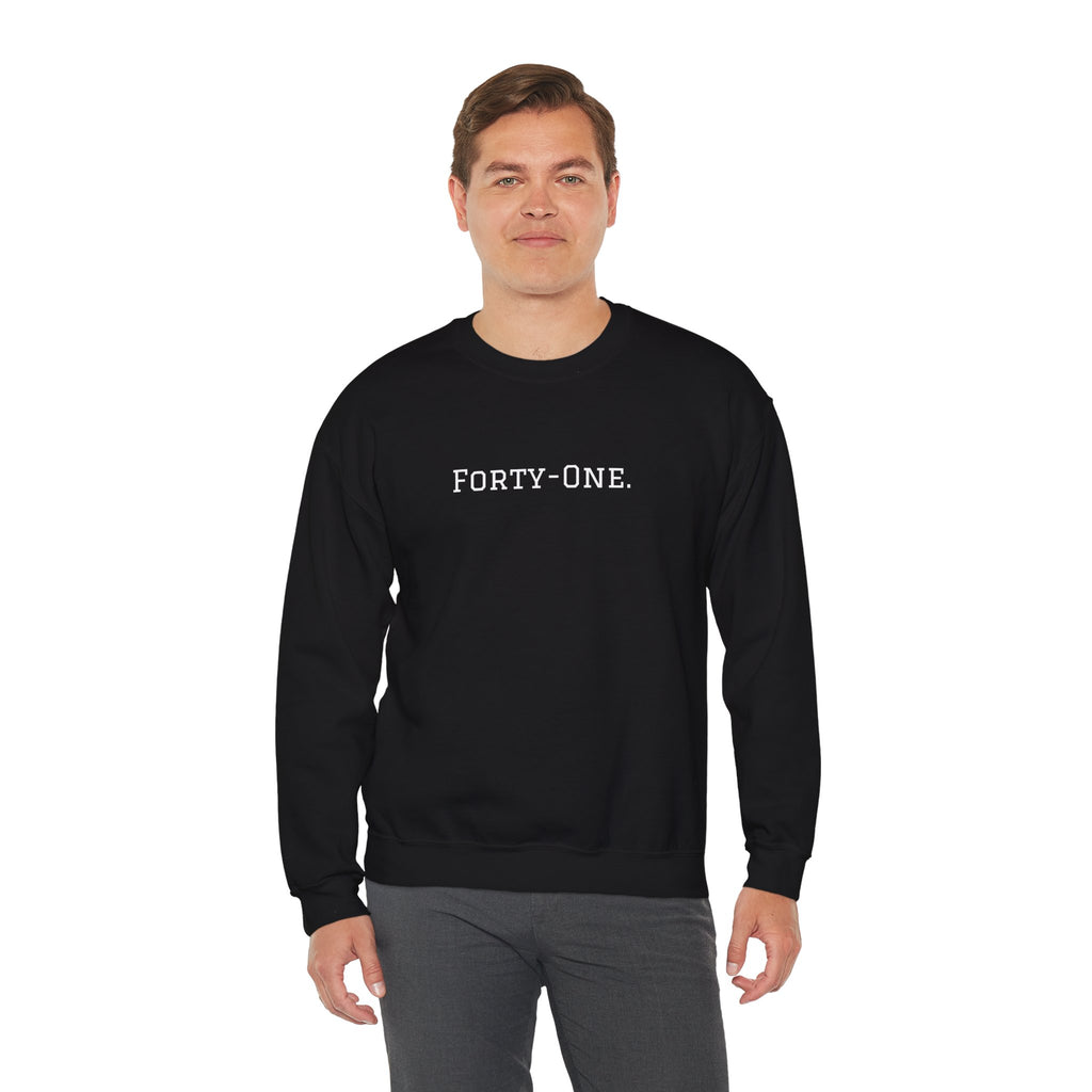 Crewneck Sweatshirt "On Day 41" – Inspirational 41.