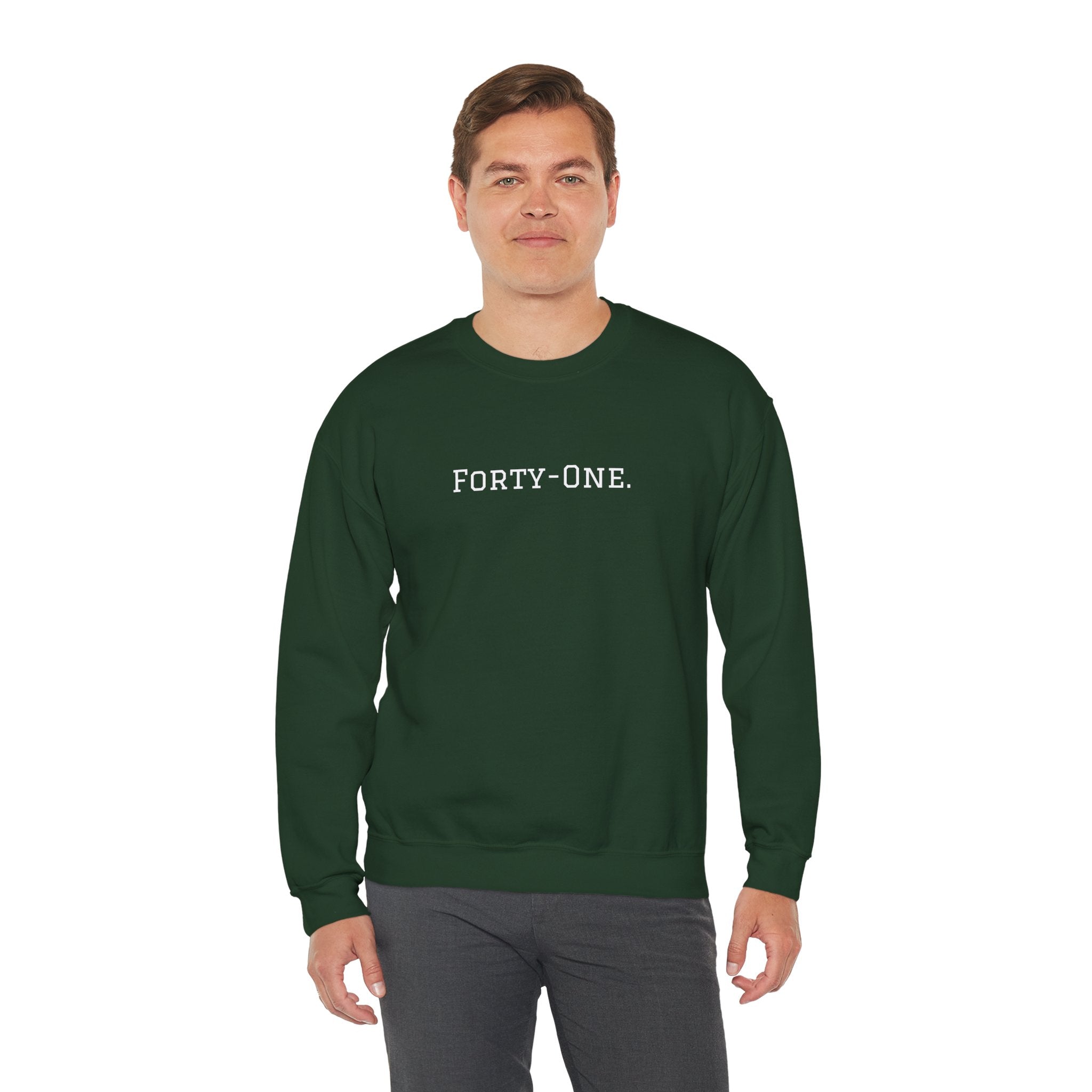 Crewneck Sweatshirt "On Day 41" – Inspirational 41.