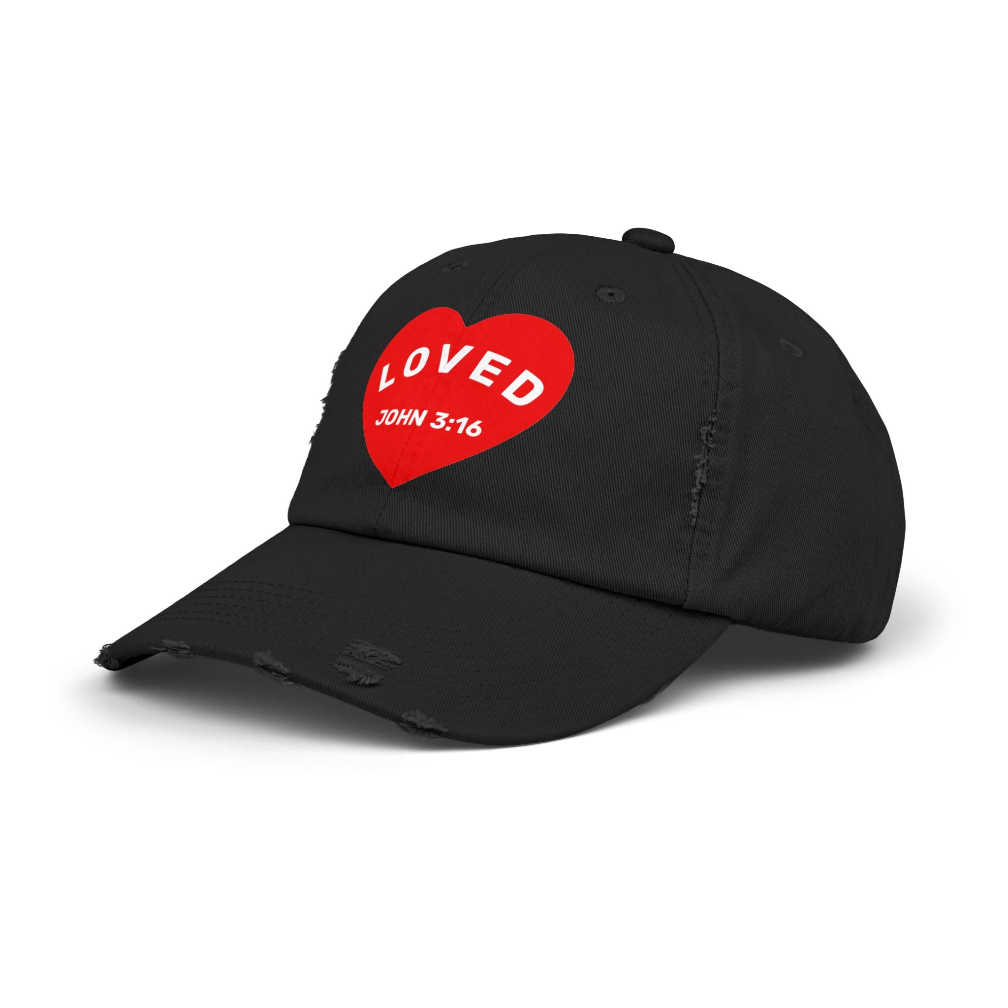 LOVED. Unisex Distressed Hat