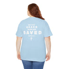 Saved Christian T‑Shirt — “I Am Saved” Bible Verse Tee (Ephesians 2:8)