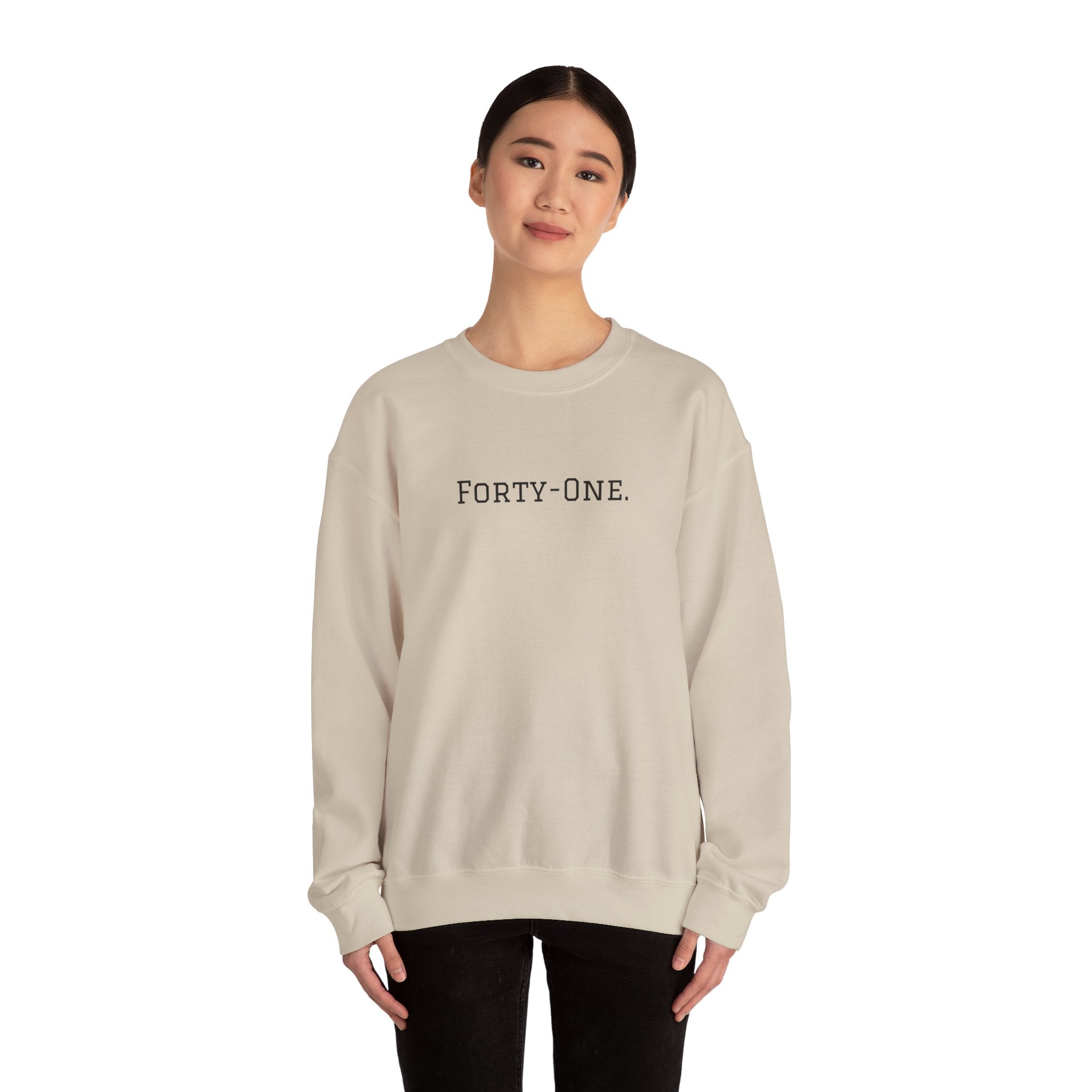 Crewneck Sweatshirt "On Day 41" – Inspirational 41.