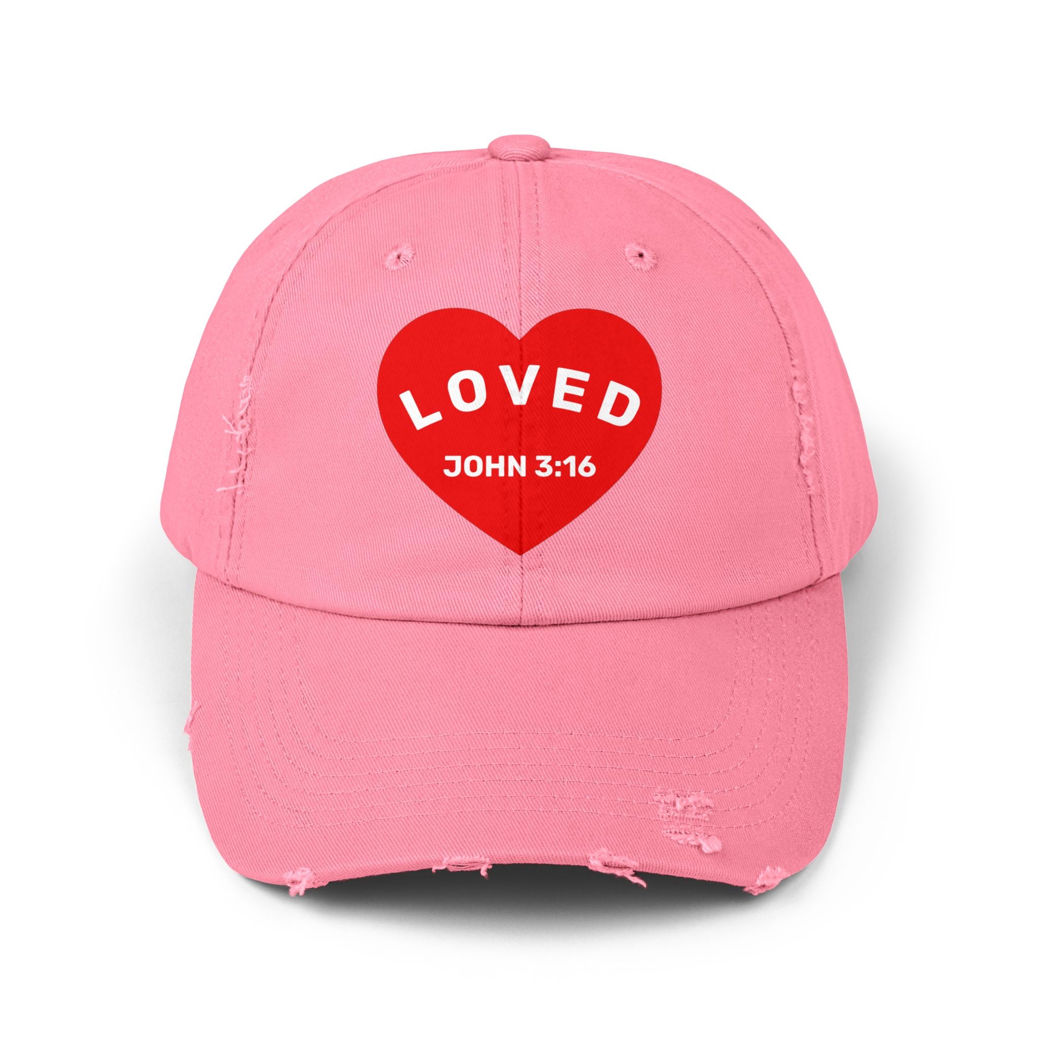 LOVED. Unisex Distressed Hat
